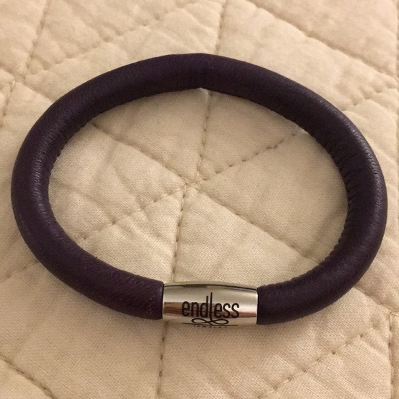 endless bracelets Jewelry - Purple Endless Leather Bracelet
